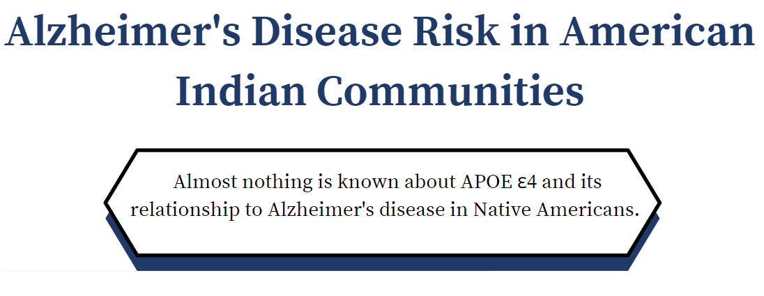 Alzheimer's Disease Risk in American Indian Communities
